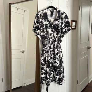 NWT Lane Bryant Floral Button Front Dress
